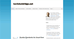 Desktop Screenshot of kevinholdridge.net